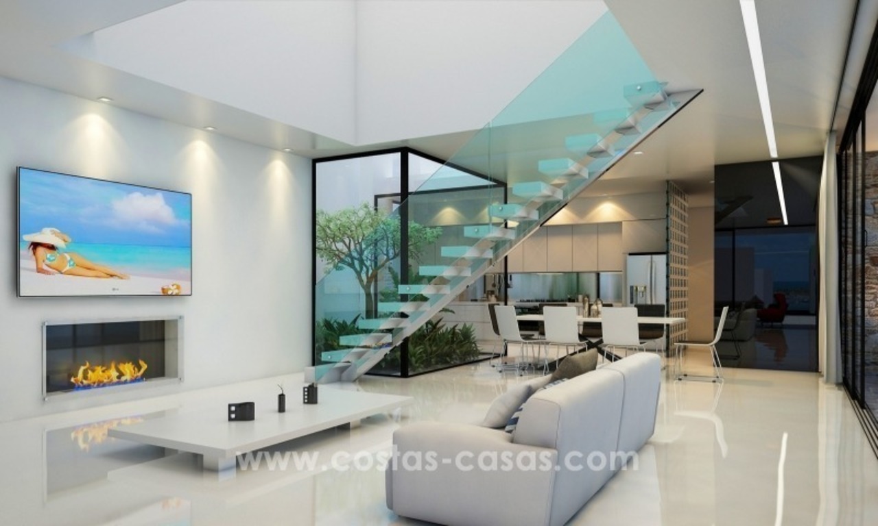 New designer villas, next to the golf course in Nueva Andalucía, Marbella 5