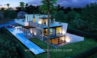 New designer villas, next to the golf course in Nueva Andalucía, Marbella 2