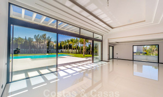 Modern designer Beach Side and golf villas for sale in Guadalmina, Marbella. Ready to move in. 29003 