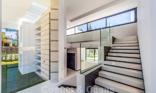 Modern designer Beach Side and golf villas for sale in Guadalmina, Marbella. Ready to move in. 29007 