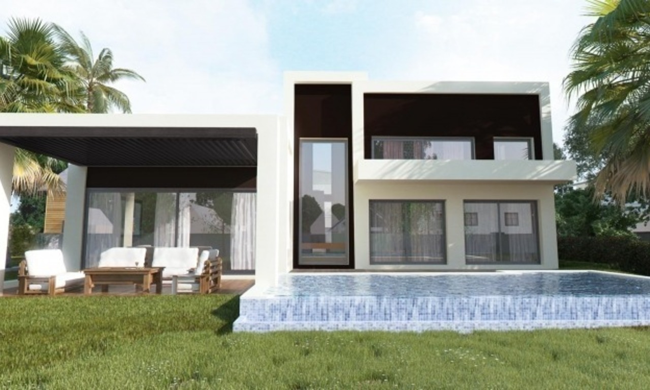 Modern New Villas for sale in gated community in the area of Marbella – Benahavis – Estepona 1