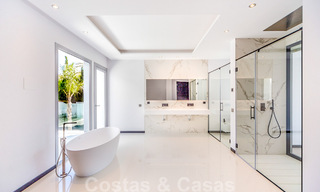 Modern second line Beach designer villa for sale in Guadalmin Baja, Marbella 29021 