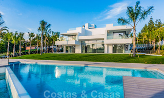 Modern second line Beach designer villa for sale in Guadalmin Baja, Marbella 29029 