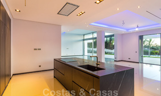 Modern second line Beach designer villa for sale in Guadalmin Baja, Marbella 29030 