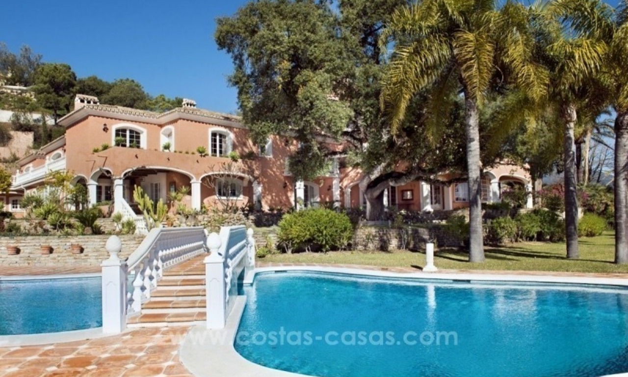 Villa for sale in Benahavis - Marbella: El Madroñal estate on a 11.000m2 flat plot with commanding views 2