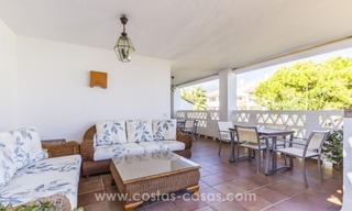 Penthouse apartment in first line beach for sale, on the Golden Mile of Marbella with 5-bedrooms 5