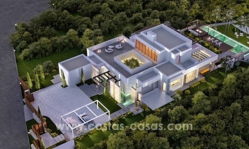 Superb Modern Front Line Golf Villa for sale in Benahavis - Marbella 