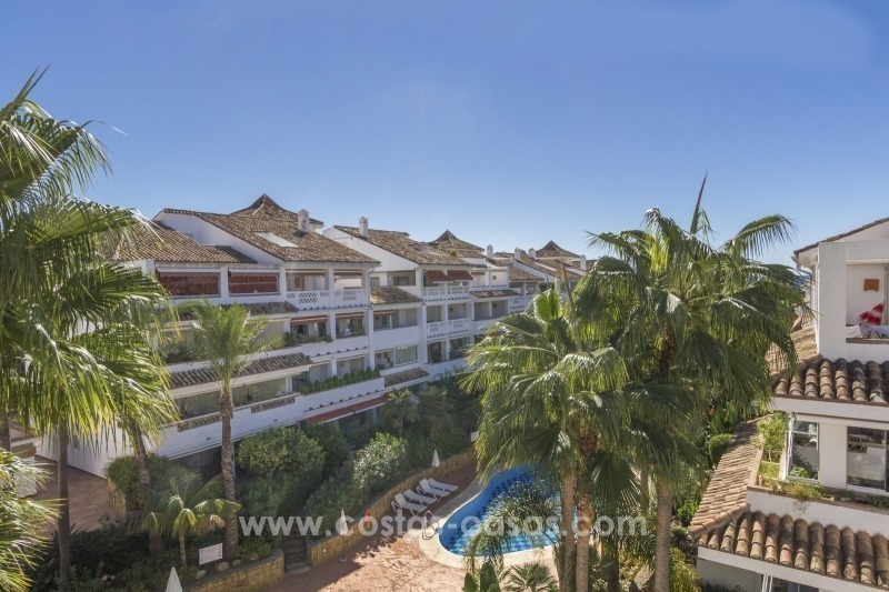 Very nice beachside Penthouse apartment for sale on the Golden Mile in Marbella
