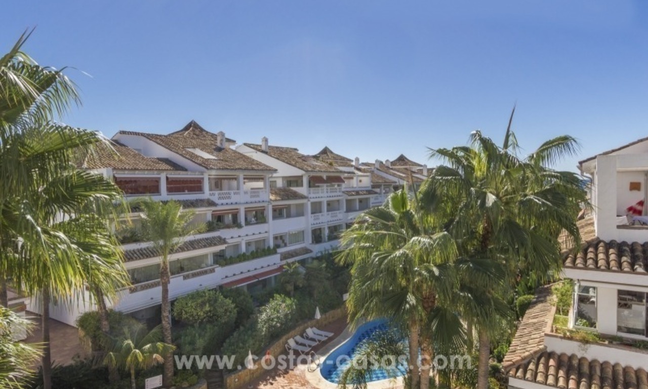 Very nice beachside Penthouse apartment for sale on the Golden Mile in Marbella 0