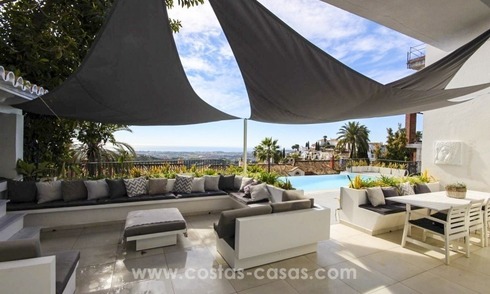 Modern contemporary villa for sale in the area of Marbella – Benahavis 
