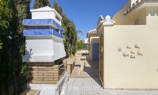 Immaculate second line beach villa for sale with sea views in Marbella East 5
