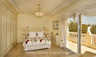 Immaculate second line beach villa for sale with sea views in Marbella East 25
