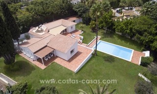 Very private renovated villa for sale on the New Golden Mile, Marbella - Estepona 1
