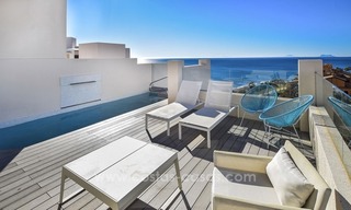 Modern Frontline Beach Penthouse apartment for sale on the New Golden Mile, Marbella - Estepona 1