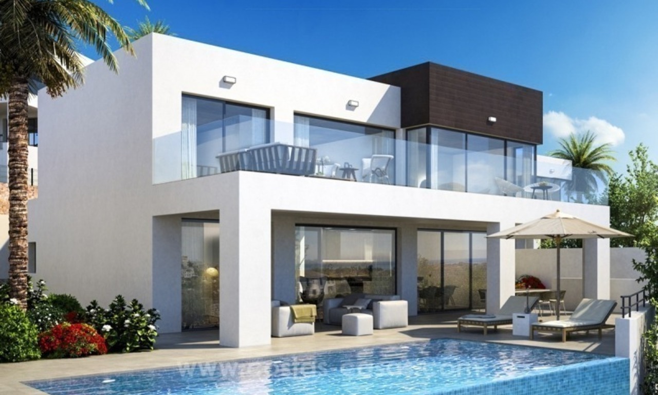 New modern detached villas for sale in La Cala de Mijas, Costa del Sol 0