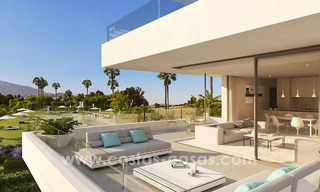 Ready to move in modern designer golf apartments for sale in luxurious grounds between Marbella and Estepona 23732 