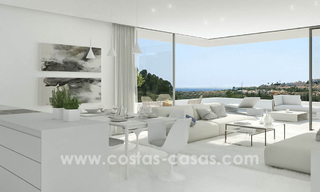 Ready to move in modern designer golf apartments for sale in luxurious grounds between Marbella and Estepona 23734 
