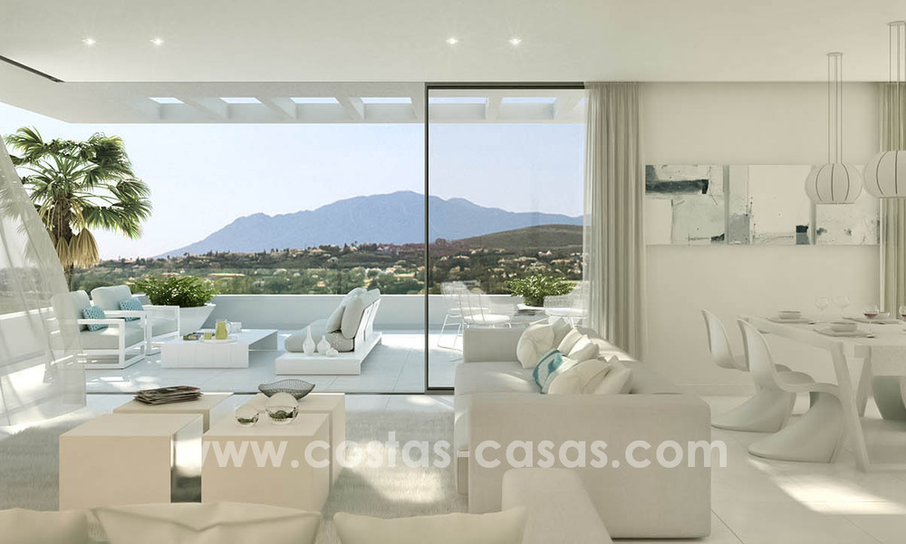 Ready to move in modern designer golf apartments for sale in luxurious grounds between Marbella and Estepona 23735