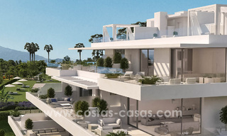 Ready to move in modern designer golf apartments for sale in luxurious grounds between Marbella and Estepona 23739 