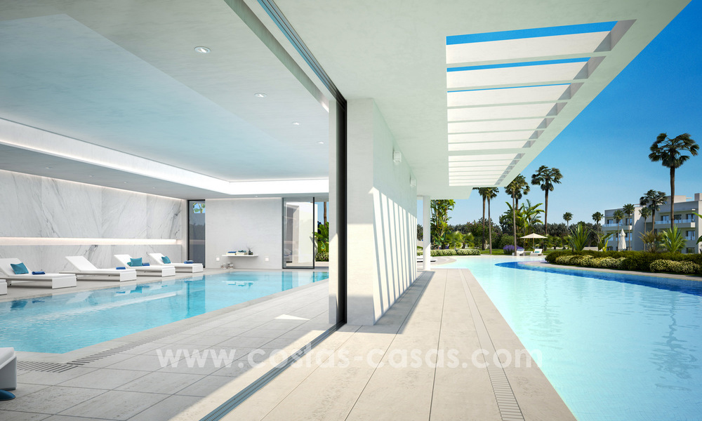 Ready to move in modern designer golf apartments for sale in luxurious grounds between Marbella and Estepona 23742