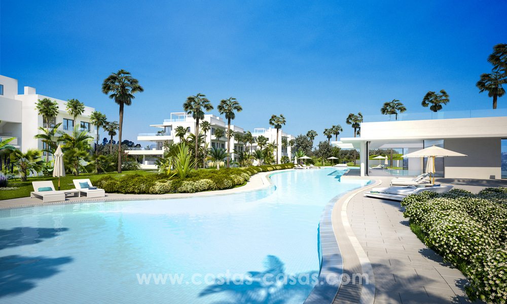 Ready to move in modern designer golf apartments for sale in luxurious grounds between Marbella and Estepona 23744