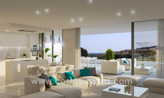 Ready to move in modern designer golf apartments for sale in luxurious grounds between Marbella and Estepona 23747 