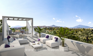 Ready to move in modern designer golf apartments for sale in luxurious grounds between Marbella and Estepona 23749 
