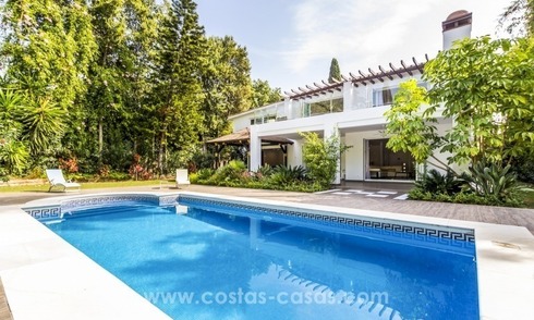 Newly renovated modern villa for sale in Nueva Andalucía, Marbella 