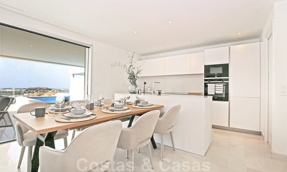 Modern design apartments with private pool for sale in boutique complex in Nueva Andalucia in Marbella 28740