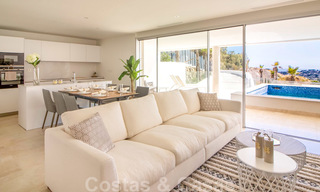 Modern design apartments with private pool for sale in boutique complex in Nueva Andalucia in Marbella 28759 