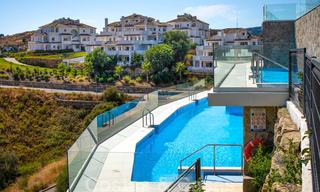 Modern design apartments with private pool for sale in boutique complex in Nueva Andalucia in Marbella 28767 