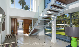 Beach Side Modern Contemporary Design Villa for sale in Guadalmina Baja, Marbella. 27694 