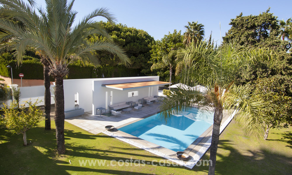 Beach Side Modern Contemporary Design Villa for sale in Guadalmina Baja, Marbella. 27708