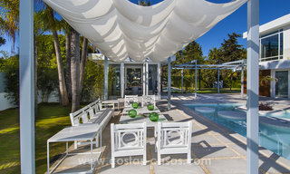 Beach Side Modern Contemporary Design Villa for sale in Guadalmina Baja, Marbella. 27712 