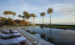 Frontline beach Balinese style villa for sale in the East of Marbella 13221 