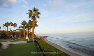 Frontline beach Balinese style villa for sale in the East of Marbella 13222 