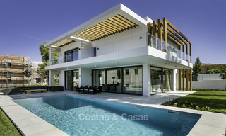 New Contemporary Villa for sale in Benahavis - Marbella, in a gated villa complex. Ready to move in. 16581 