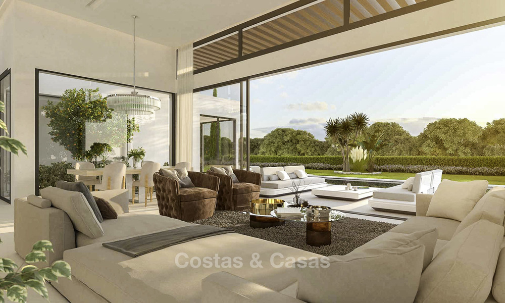 New Contemporary Villa for sale in Benahavis - Marbella, in a gated villa complex. Ready to move in. 16588
