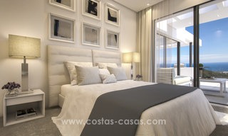 Modern luxury apartments for sale with sea view at a few minutes’ drive from Marbella center 4649 
