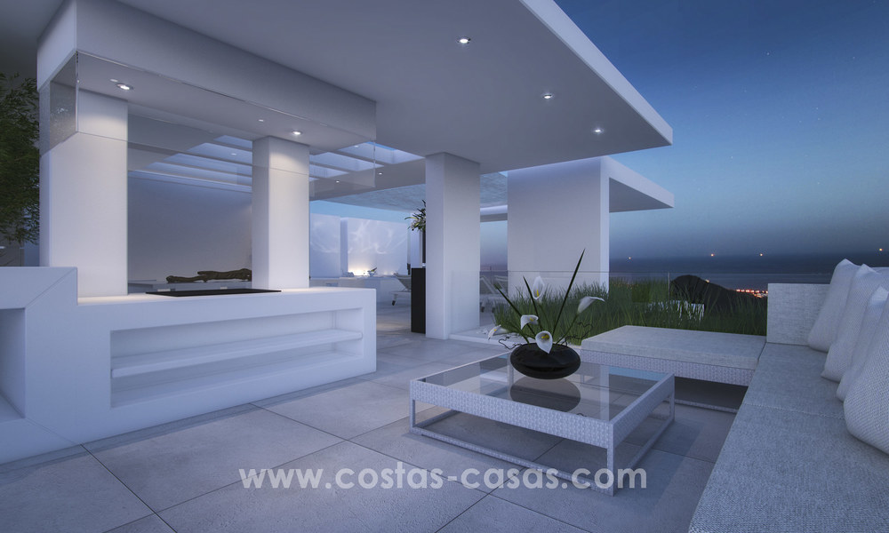 Modern luxury apartments for sale with sea view at a few minutes’ drive from Marbella center 4660