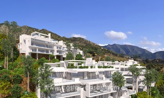 Modern luxury apartments for sale with sea view at a few minutes’ drive from Marbella center 4671 