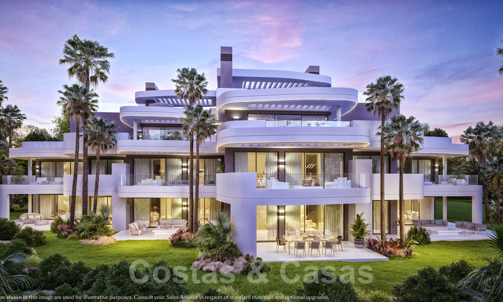 Modern luxury apartments for sale with sea view at a few minutes’ drive from Marbella center 38355