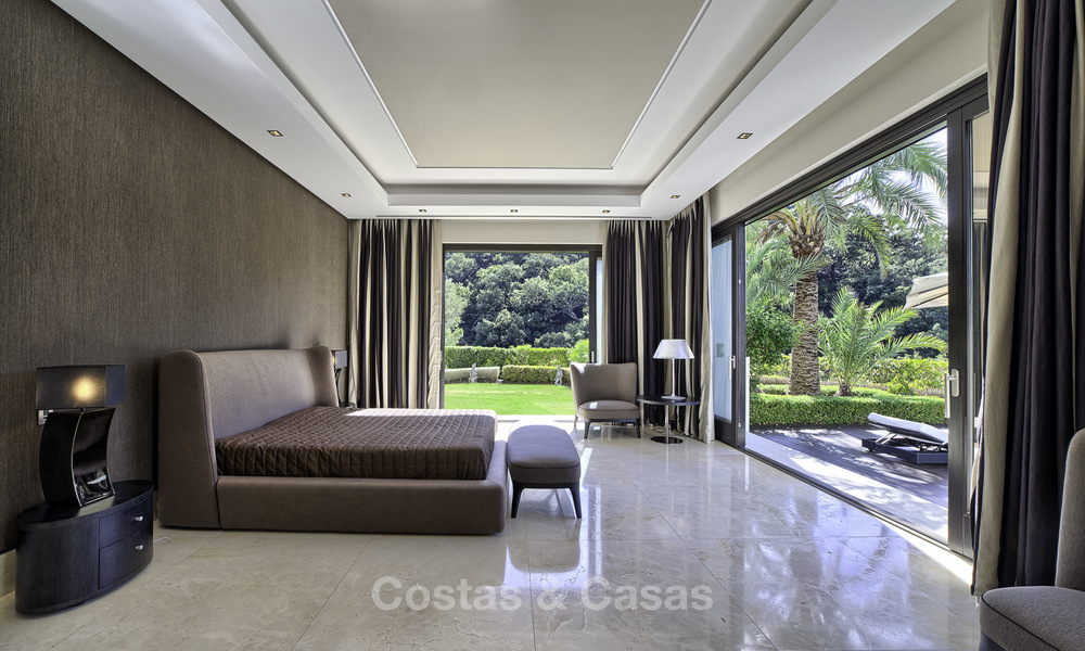 Cozy contemporary style villa with stunning views for sale in La Zagaleta, Marbella - Benahavis 18201