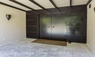 Exclusive Contemporary villa with Asian features for sale, frontline golf in a gated community in Marbella 17411 