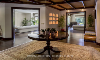Exclusive Contemporary villa with Asian features for sale, frontline golf in a gated community in Marbella 17418 