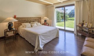 Exclusive Contemporary villa with Asian features for sale, frontline golf in a gated community in Marbella 17425 