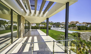 Ready to move in. Modern villa for sale, frontline golf in Benahavis - Marbella 15074 