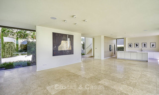 Ready to move in. Modern villa for sale, frontline golf in Benahavis - Marbella 15075 