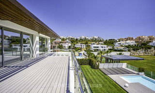 Ready to move in. Modern villa for sale, frontline golf in Benahavis - Marbella 15079 