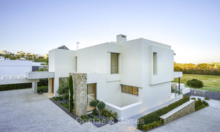 Ready to move in. Modern villa for sale, frontline golf in Benahavis - Marbella 15090 